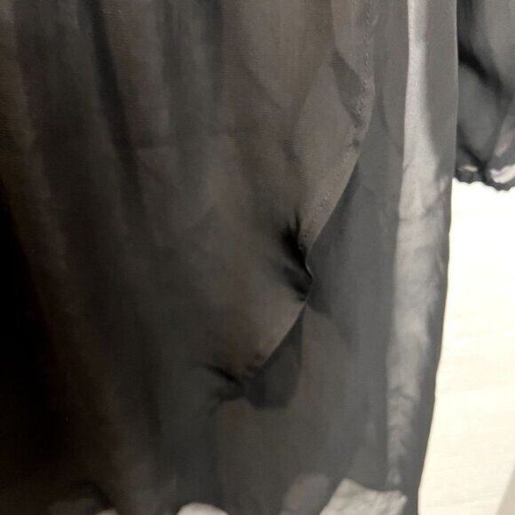 Mossimo Women's Surplice V Neck Casual Dress Faux‎ Wrap Long Sleeve Dress - Picture 8 of 8